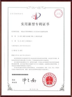 一種高安全性環(huán)網(wǎng)柜柱上開關用48V直流供電系統(tǒng)實用新型專利證書